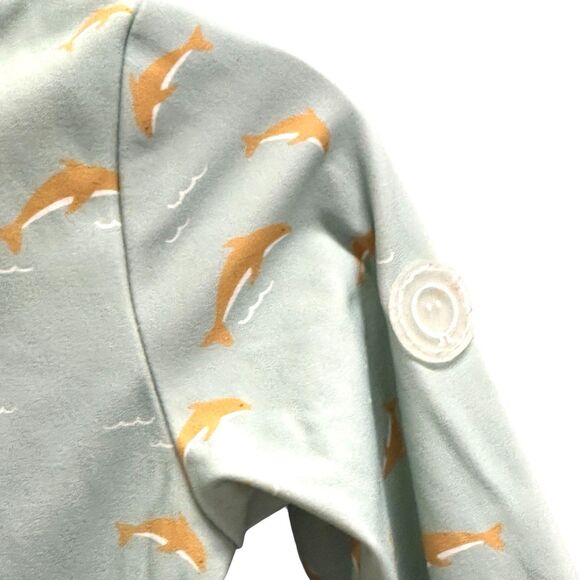 Mori Baby Dolphin One-Piece UPF 50+ Rashguard Beach Summer Size 9-12 Months - Picture 5 of 7